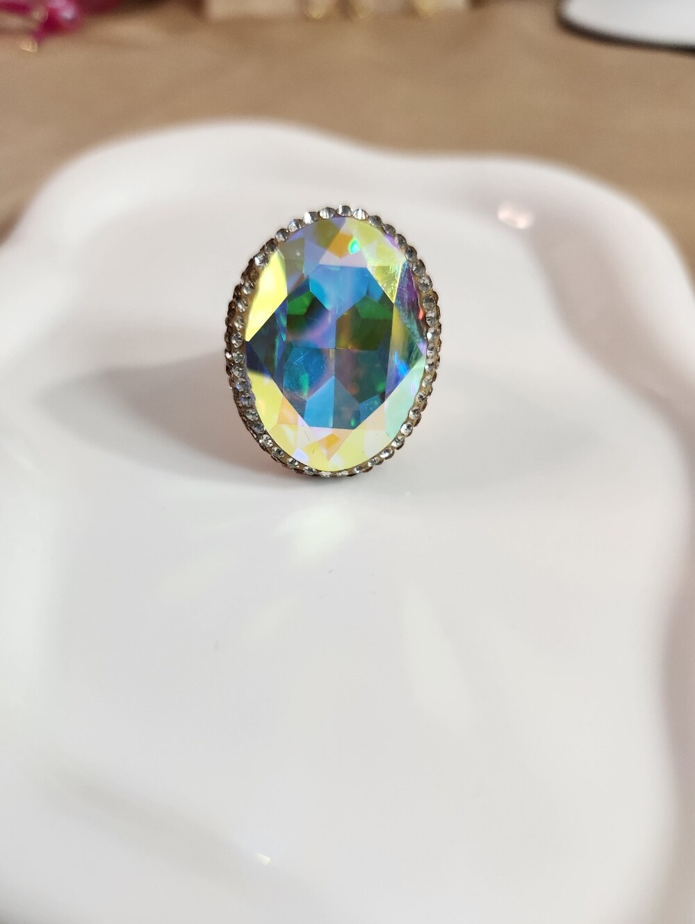 Austrian Crystal Statement Ring